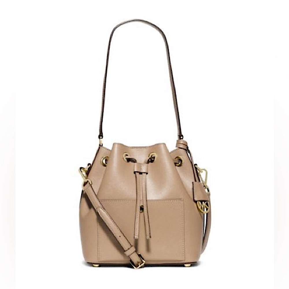 Michael Kors Greenwich Medium Medium Saffiano Leather Bucket Bag